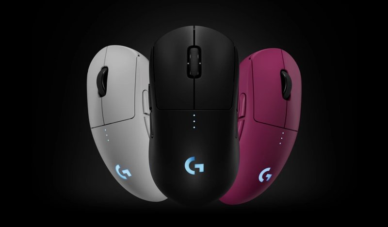 Logitech G PRO Wireless 2nd Generation Wireless Gaming Mouse (Black/White/Peach) - Computer Accessories - Plastic 