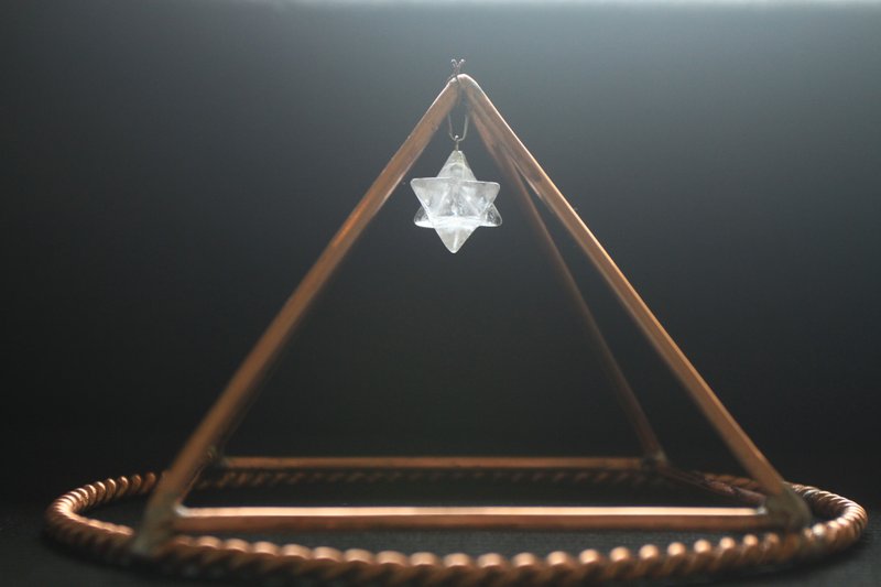 Copper PYRAMID | Solid Copper Pyramid With Tensor ring | Home Harmonizer | Sacre - Other - Copper & Brass 