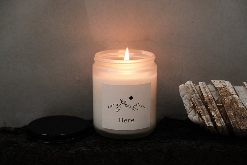 [SALE] [Comfortable Wood Tone] Craft Scented Candle White Sage & Sea Salt - Candles & Candle Holders - Wax White