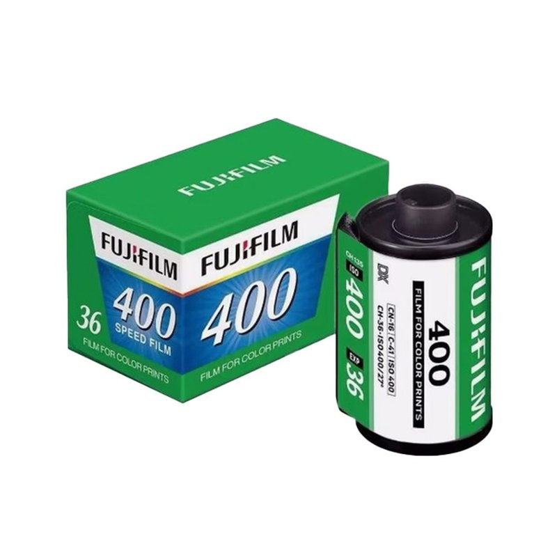 富士FUJIFILM 彩色軟片400度(負片135/36 36張) 膠卷底片 - 相機/拍立得/底片相機 - 塑膠 綠色