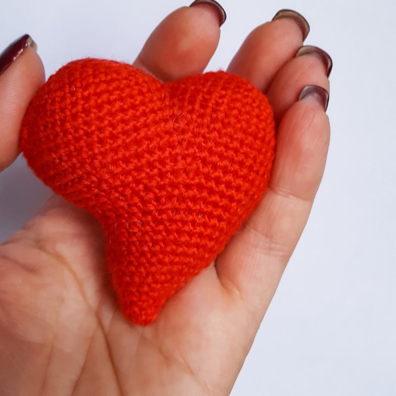 Digital Crochet Pattern PDF - Heart amigurumi - DIY Tutorials ＆ Reference Materials - Other Materials 