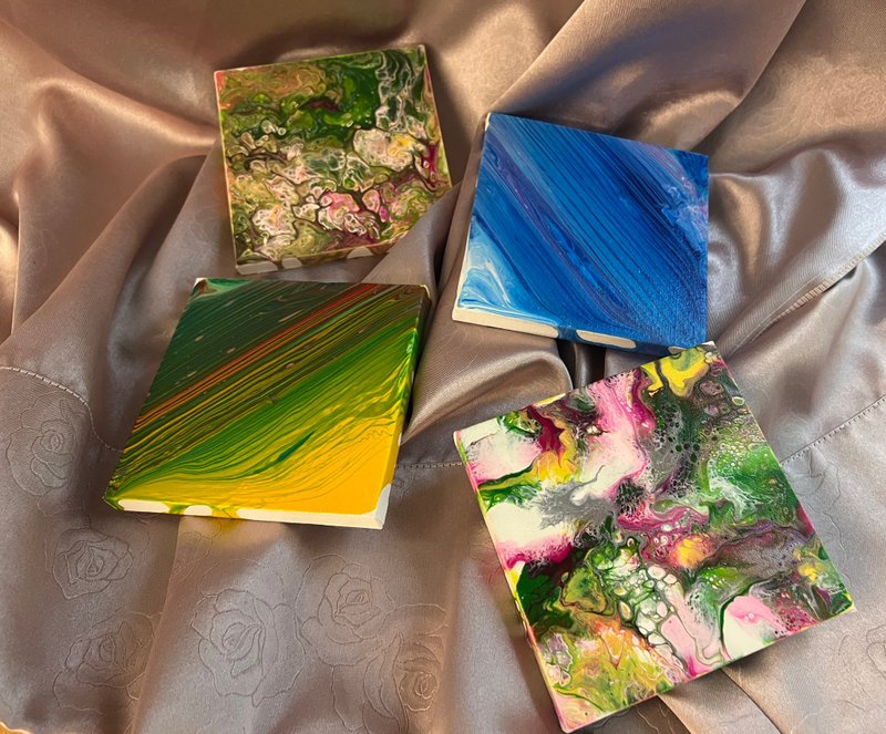 能量流動畫-協調 - 擺飾/家飾品 - 棉．麻 綠色