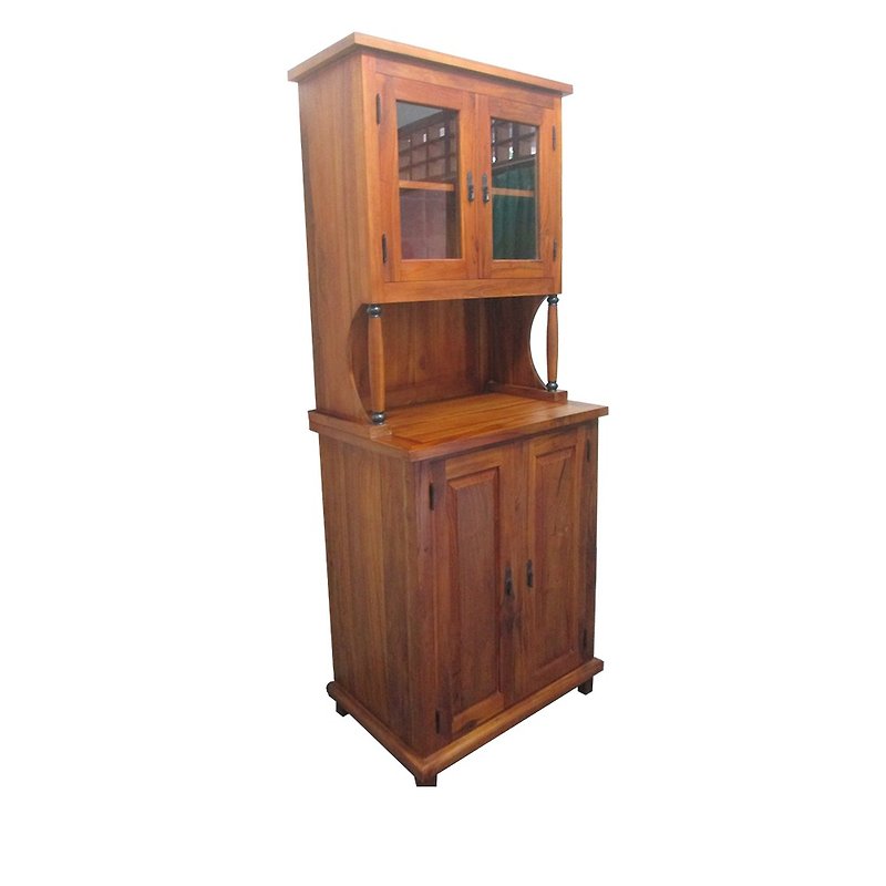 [Jidi City 100% teak furniture] HY186ABS1 teak retro sideboard storage cabinet sideboard - Other - Wood Brown