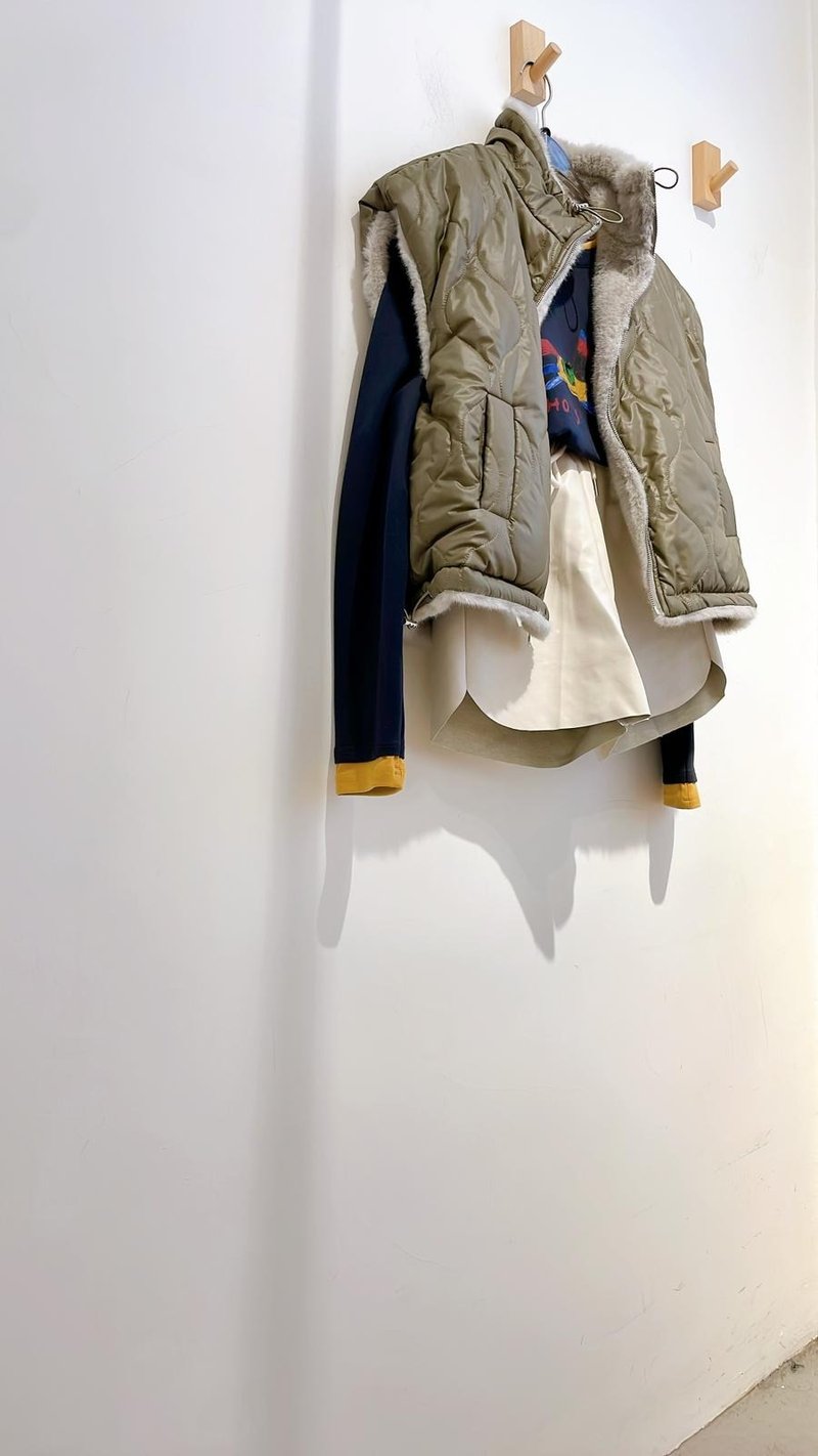 2025fw 雙面背心外套 - 背心/無袖上衣 - 其他材質 