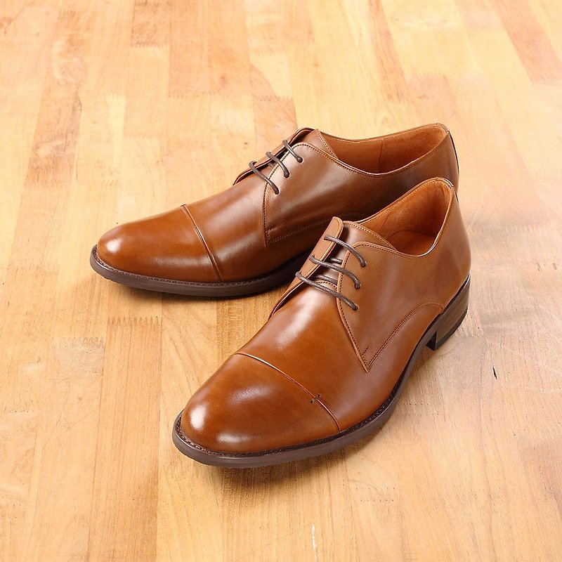 Vanger Simple Folding Casual Derby Shoes Va 222 Brown - Men's Casual Shoes - Genuine Leather Brown
