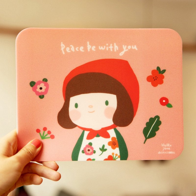 Hello Jenny mouse pad-01 - Other - Other Materials Pink