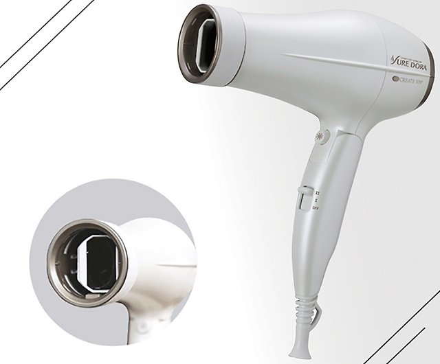 Japan create ion flip wind professional salon grade negative ion hair dryer  - gift mouthpiece CID-S01FWT - Shop presto-tw Other Small Appliances -  Pinkoi