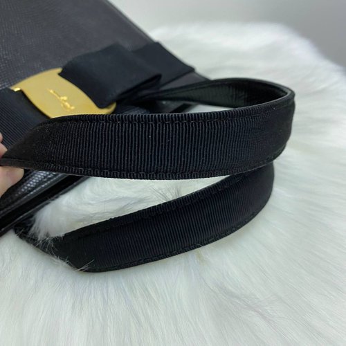 Ferragamo Vintage Vara Bow Buckle Belt