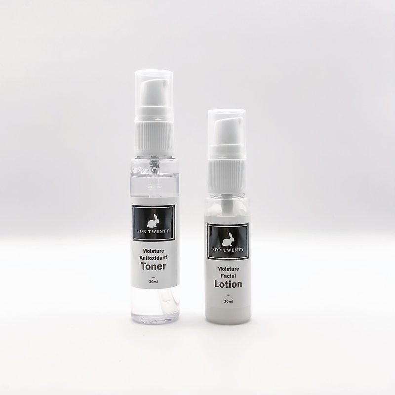 Travel duo set│Toner 30ml+Water Emulsion 20ml Limited product - Travel Kits & Cases - Plastic White