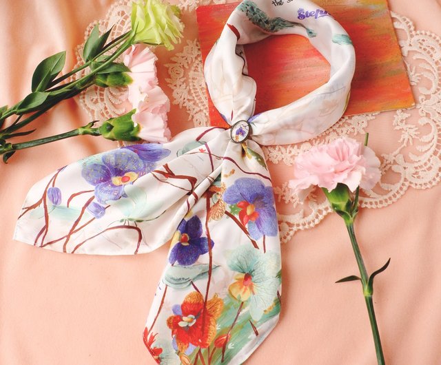 Meadow Silk Scarf