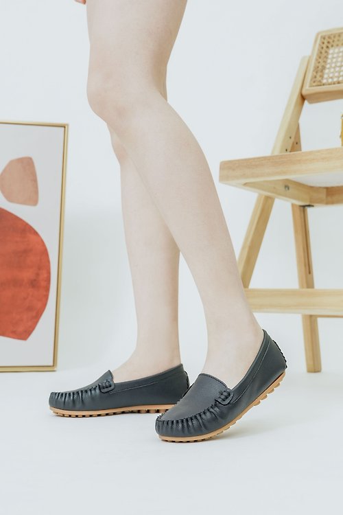 Material瑪特麗歐 【全尺碼23-27】 豆豆鞋 MIT簡約素面包鞋 T52935