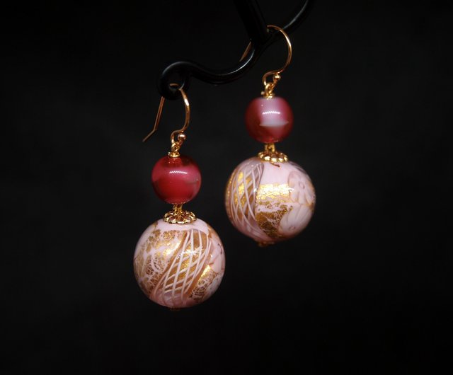 Murano Glass Bead Earrings, Murano Glass Making Beads