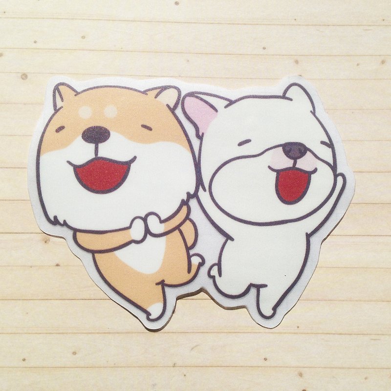 Yeah a ~~~~ | waterproof large transparent sticker - Stickers - Paper White
