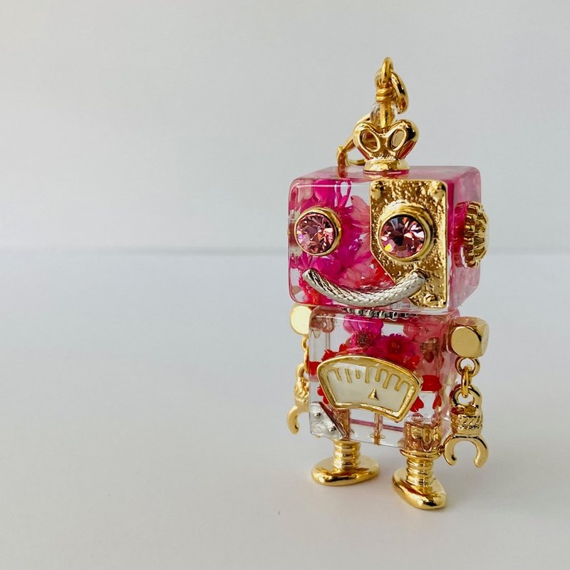 【Robot　Accessories】ロボットチャーム  159 - チャーム - プラスチック レッド