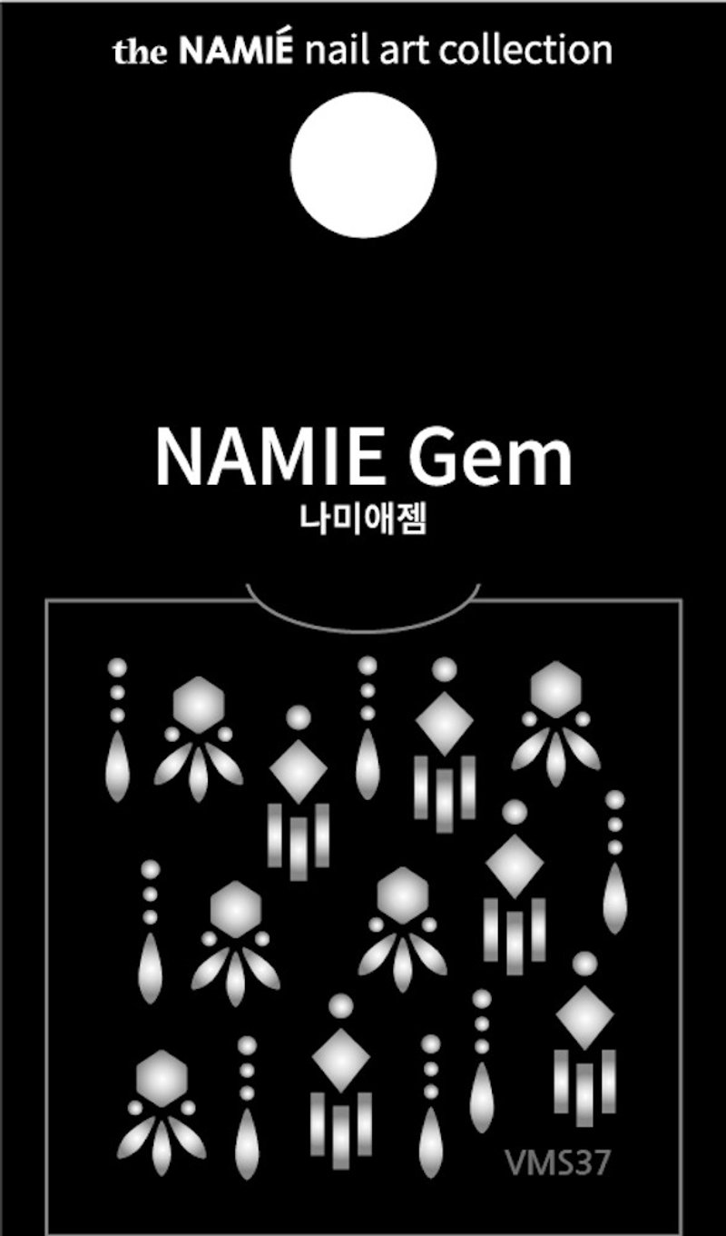 [Professional] NAMIE Gem Nail Art Deco Sticker Volume Metallic 37 - Nail Polish & Acrylic Nails - Paper Gold