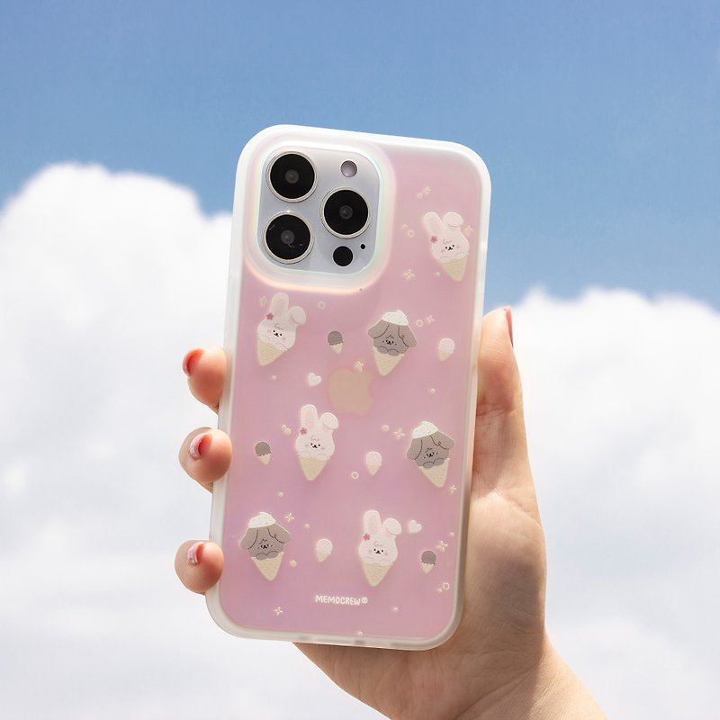 MOPPY&HABBY | 浪漫冰淇淋 iPhone 手機殼 - 手機殼/手機套 - 其他材質 