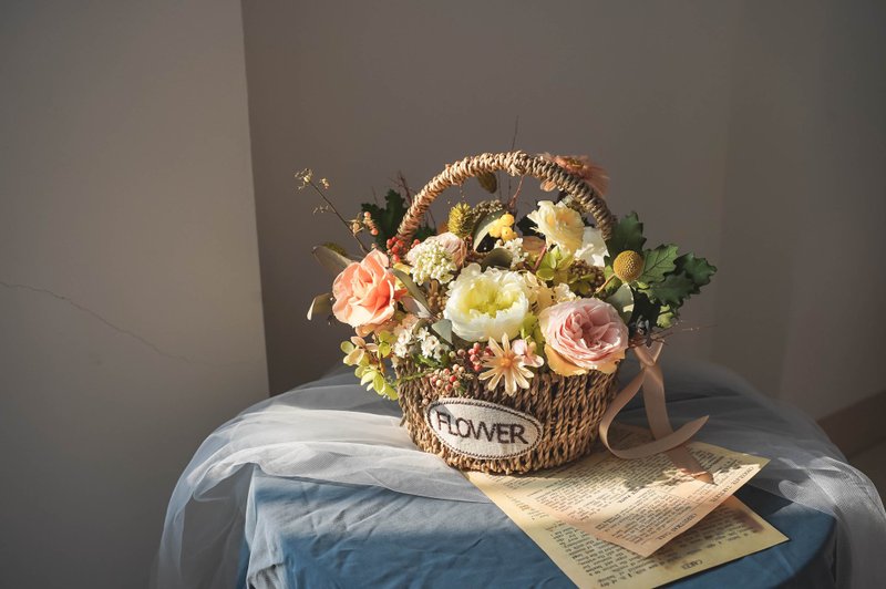 【Planting Flowers】Immortal Flower Blue Dried Flower Gift Birthday Gift Valentine's Day Opening Housewarming Gift - Dried Flowers & Bouquets - Plants & Flowers 