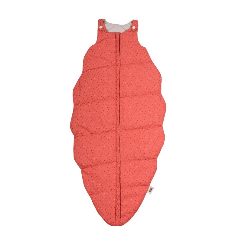 BabyBites Shark Bites 100% Cotton Sleeping Bag-Coral Red Ocean Shell - Baby Gift Sets - Cotton & Hemp Orange