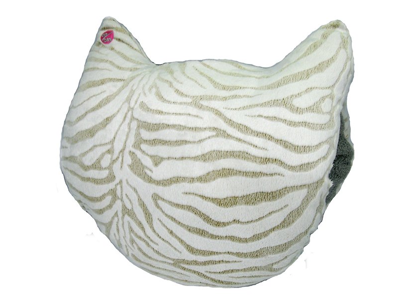 猫の形の枕ハンド - 枕・クッション - ポリエステル ホワイト