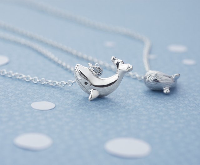 silver animal necklace