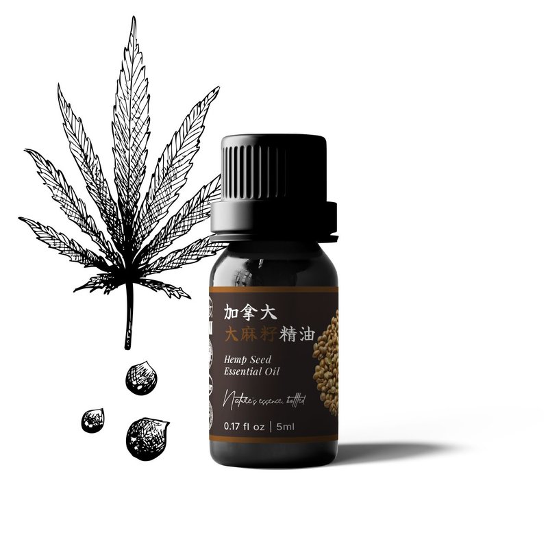 【卡佛香】加拿大大麻籽精油 - 香氛/精油/擴香 - 玻璃 黑色