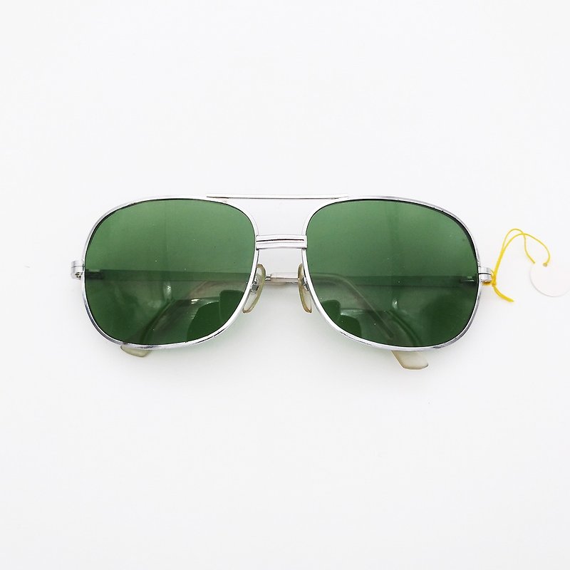 90年代のレトロなサングラス35 - 眼鏡・フレーム - その他の素材 グリーン