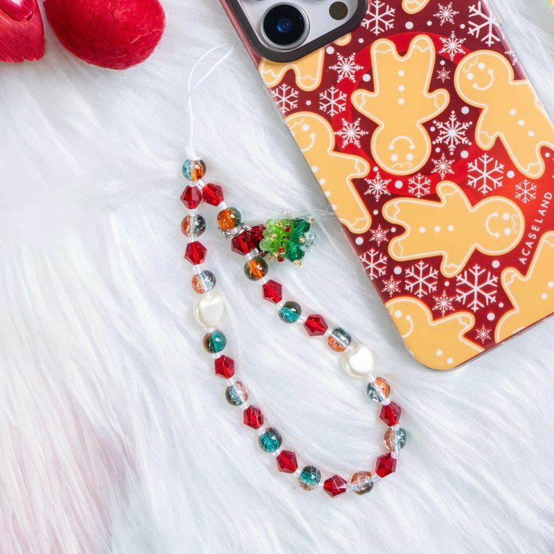 Christmas Tree Phone Charm - 手機掛繩/背帶 - 其他材質 多色