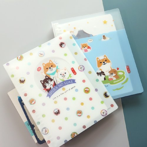 三瑩文具 柴之助 x 花現好事 / 彩印26孔 P.P活頁資料夾 (4款) | 附內頁