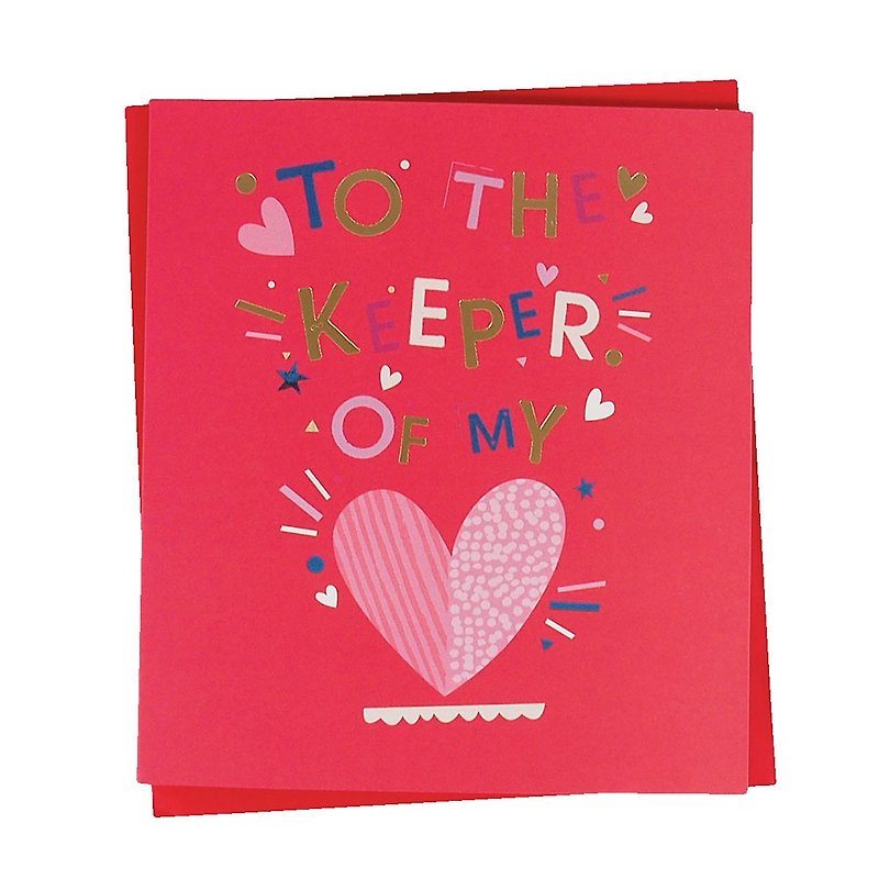 Dedicated to the person who has my heart【Hallmark-Card Valentine's Day Series】 - การ์ด/โปสการ์ด - กระดาษ หลากหลายสี