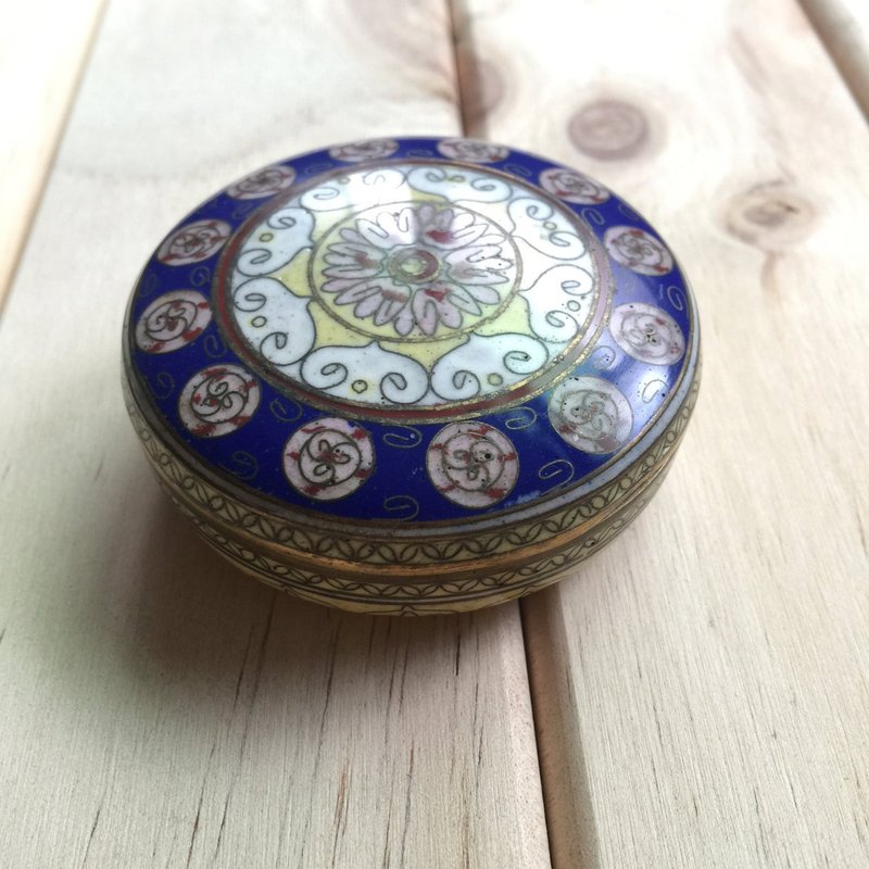 Old Collection Cloisonne Cloisonné Enamel Box Decoration Collection C233 - อื่นๆ - วัตถุเคลือบ 