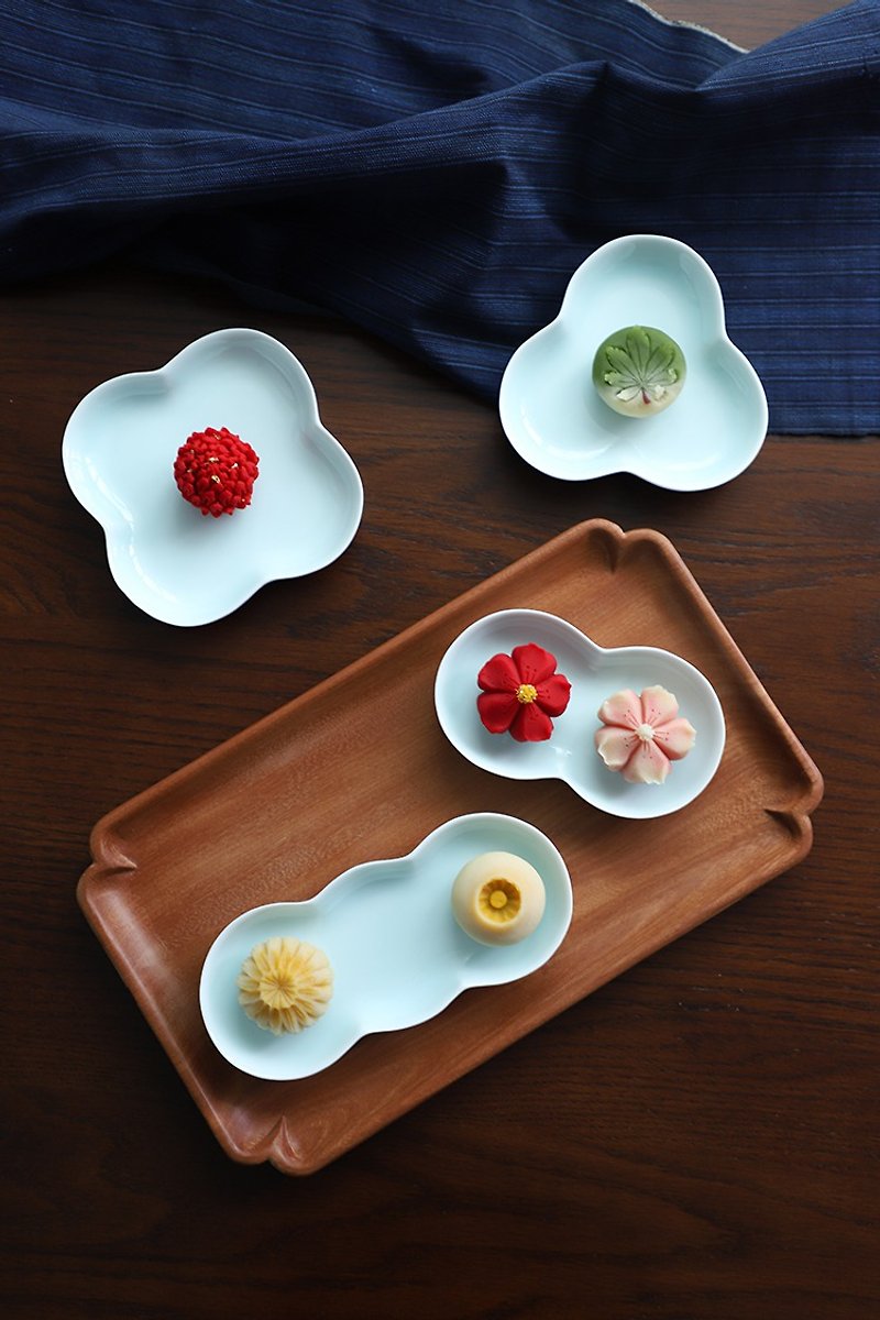 Pea tea fruit plate sushi plate fruit plate exquisite small plate - Small Plates & Saucers - Porcelain 
