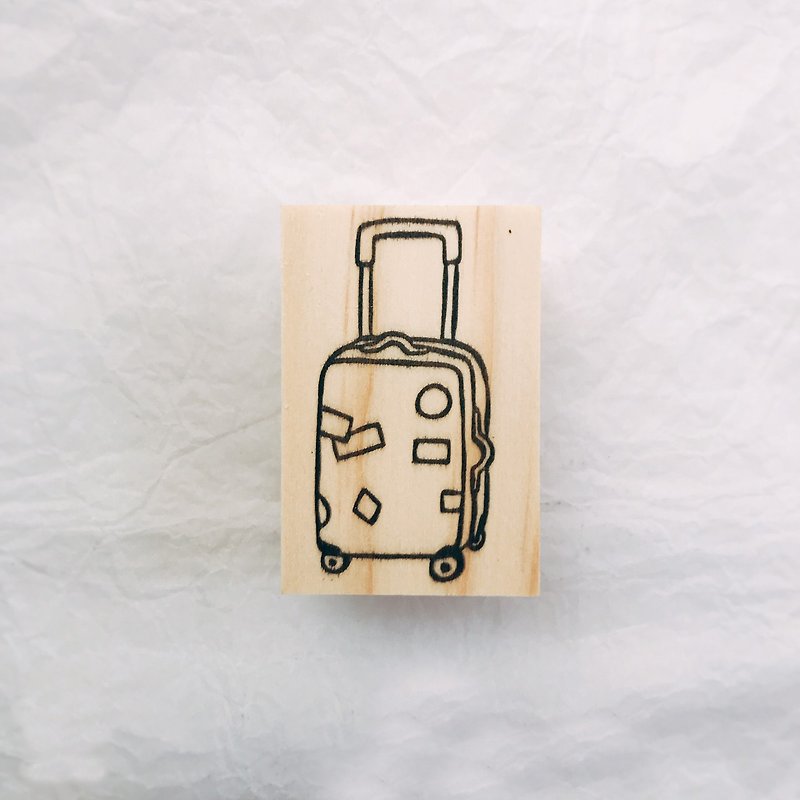 L-TO GO series handmade seal - suitcase - ตราปั๊ม/สแตมป์/หมึก - วัสดุอื่นๆ 