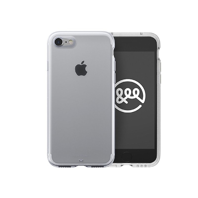 日本AndMesh Bling晶亮軟質防撞保護套-iPhone 7 / 8  透白 (4571384954716) - 手機殼/手機套 - 其他材質 透明