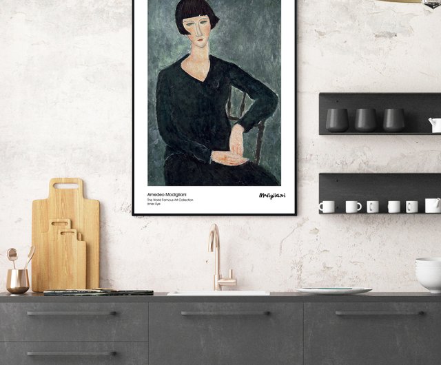 貴重／絵画　モディリアーニ　 額縁あり 貴重／絵画 モディリアーニ 額縁あり モディリアーニの名画