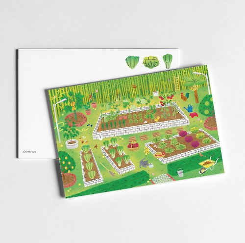 Jormation Mama's Garden Postcard