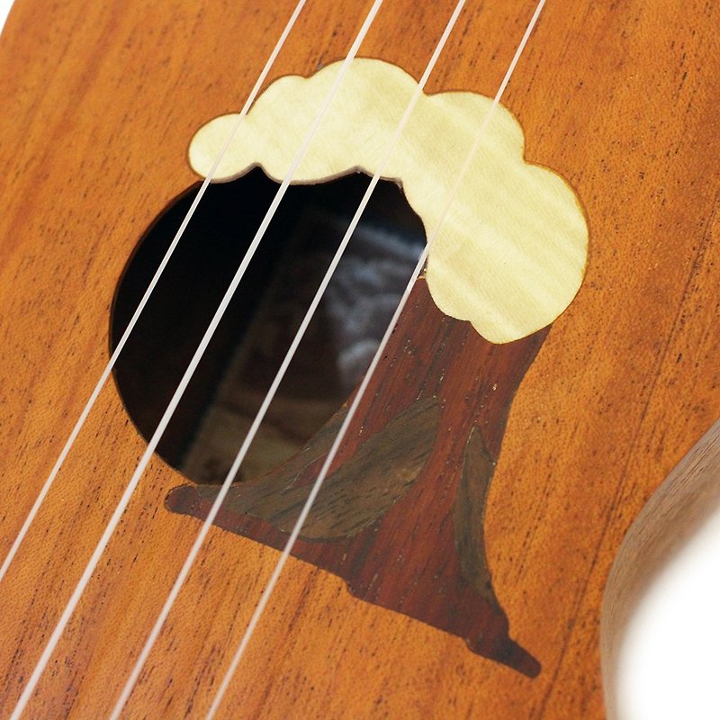 26インチWukelili火山山のマホガニーのデザイナーシリーズLAVAマホガニーテナーウクレレ - ギター・楽器 - 木製 ブラウン