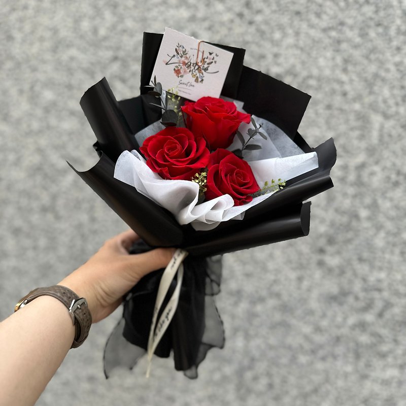 Huafang/Eternal Rose Bouquet/Valentine's Day Bouquet/Small Bouquet - Dried Flowers & Bouquets - Plants & Flowers 
