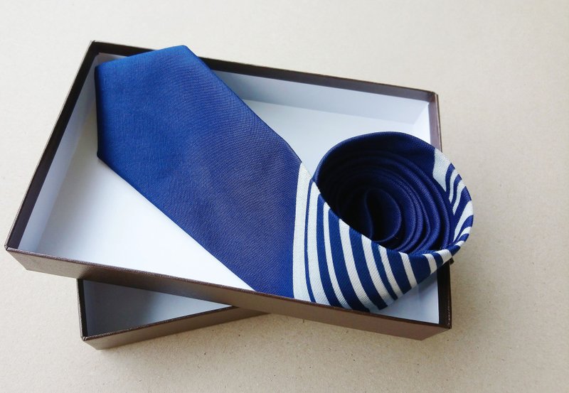 Zhiran Life-Natural Indigo Gentleman's Tie/Strength - Ties & Tie Clips - Cotton & Hemp 