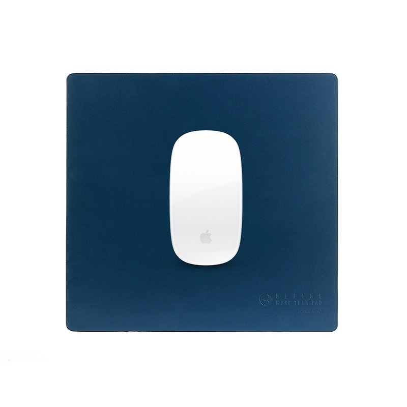BEFINE Modern Urban Style Leather Mouse Pad - Blue (8809402594696) - แผ่นรองเมาส์ - หนังแท้ สีน้ำเงิน
