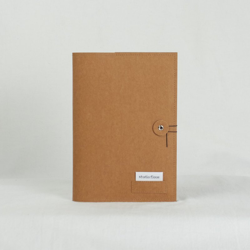 craft leather book cover ver.1 - ปกหนังสือ - วัสดุอีโค สีนำ้ตาล