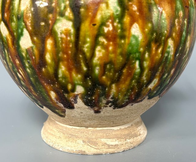 唐三彩龍柄四連純花瓶 - ショップ コレクター 置物 - Pinkoi