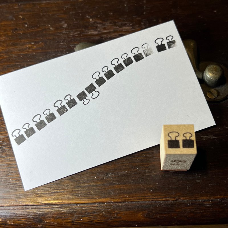 Double Clip Rubber Stamp - Stamps & Stamp Pads - Rubber 