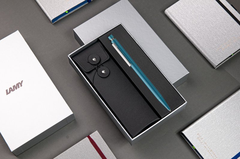 LAMY 自動鉛筆 黑線圈筆套禮盒  / CP1 / 限量 土耳其藍色 - 鉛筆/自動鉛筆 - 鋁合金 藍色