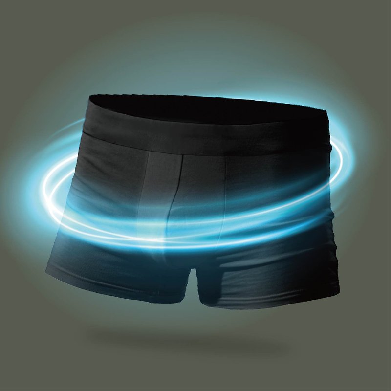 Graphene vitality underpants-three-in-one set - Men's Underwear - Polyester Black