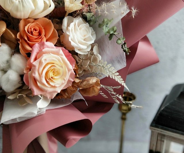 Valentine's Day Gift - Preserved Rose Bouquet Korean Style Graduation  Bouquet - Shop flowerdays Dried Flowers & Bouquets - Pinkoi