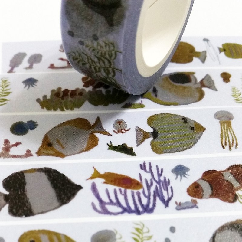 Masking Tape Sea World - Washi Tape - Paper 