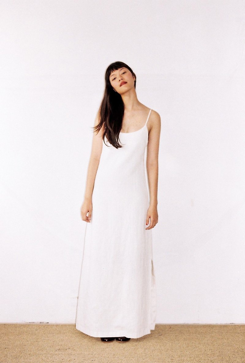 Maxi Dress - One Piece Dresses - Bamboo White