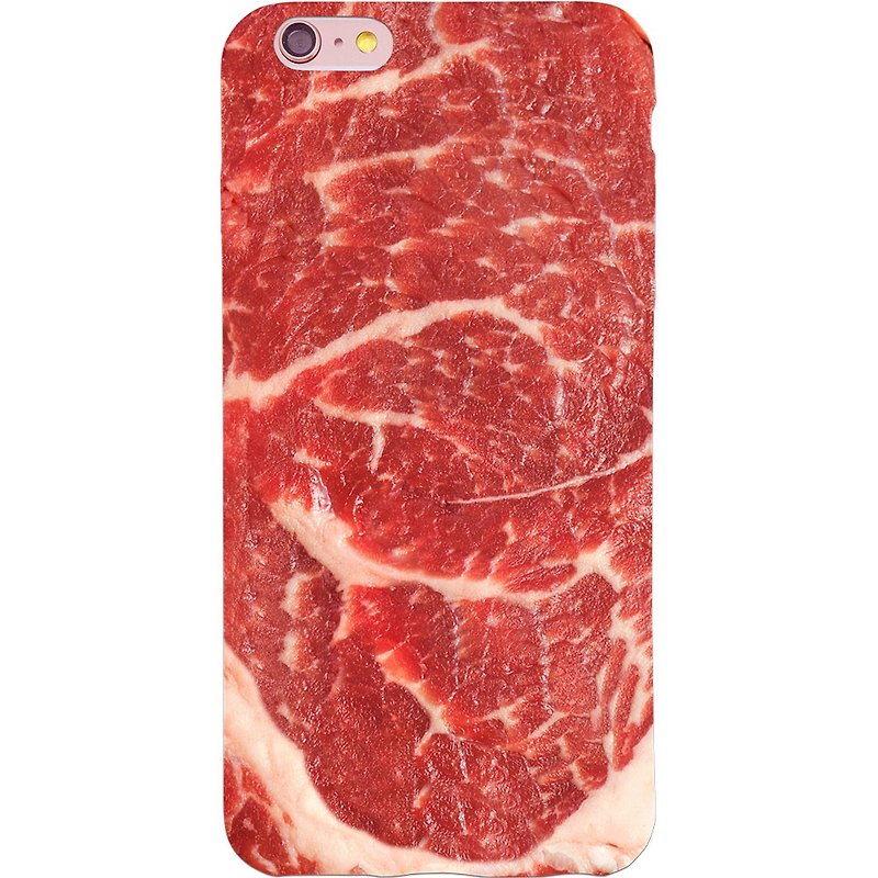 新創設計師-【牛肉】-3D滿版硬殼《iPhone/Sony》,AF01＊ - 手機殼/手機套 - 塑膠 紅色