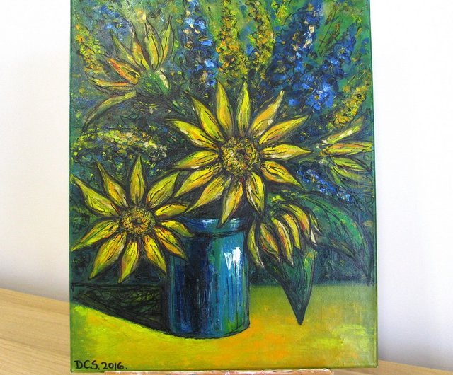 抽象的な花油絵キャンバス印象派スタイルアート家の装飾 抽象的な花油絵キャンバス印象派スタイルアート家の装飾