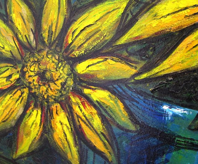 抽象的な花油絵キャンバス印象派スタイルアート家の装飾